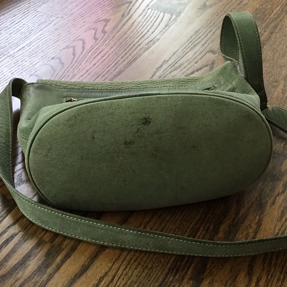 Vintage sage green leather coach purse - Picture 9 of 11